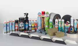 Fillers available to match any profile Range of foam options available TAPES AND SEALANTS