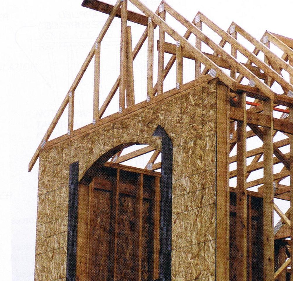 Plywood or OSB Plywood or OSB used to resist racking is called