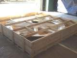 At Delreece, we build crates on-site or