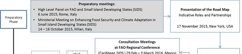 III. Road map to develop an Action Programme to address Food and Nutritional Challenges facing SIDS: Follow-up to Paragraph 61 of the S.A.M.O.A pathway. 8.