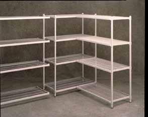 Shelves are available in widths from 24" to 72" to accomodate almost all situations.