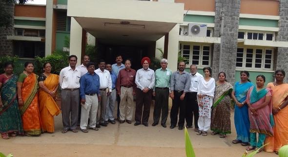 Gopalakrishnan introduced Hon ble DDG (Crop Science) and Director, ICAR-Sugarcane Breeding