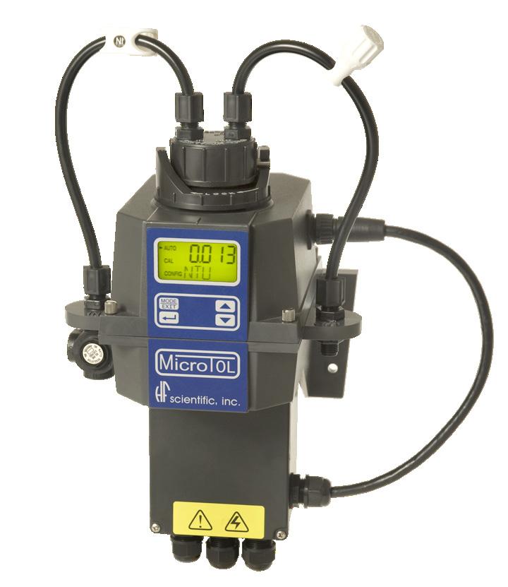 An Ultrasonic Autoclean System, Backlight Display, Signal Averaging, RS-485 with Modbus Protocol are new features that will make the instrument perfect for finished or raw water applications.