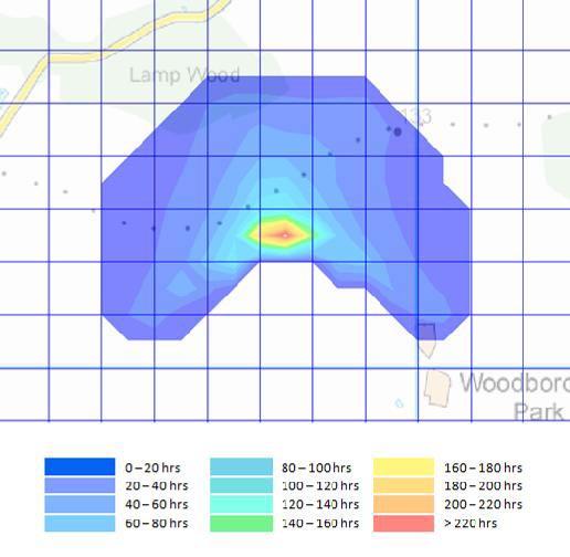 6. Shadow Flicker - a Shadow Flicker plot undertaken on WindFarm software and are accompanied by an overview of current planning legislation regarding shadow flicker and an assessment of the findings