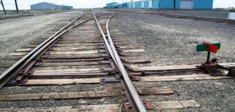 This rail spur was built in the 1940's and had received little maintenance since it was built.