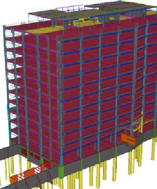 Overlapping of design and construction activities Accurate Tekla structural model
