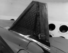 In addition, tests were performed to measure the rudder's effectiveness at high angles of attack.