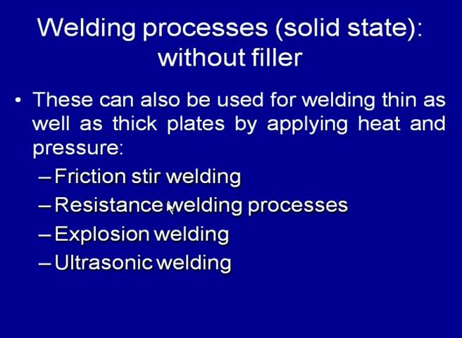 situations where the filler material is not used but the base material itself is having very wide solidification temperature range.