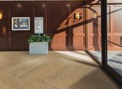 Twenty-two traditional, realistic wood visuals are now available in 7 x 47 planks that are made from 100% virgin vinyl, which means they are free of phthalate plasticizers.