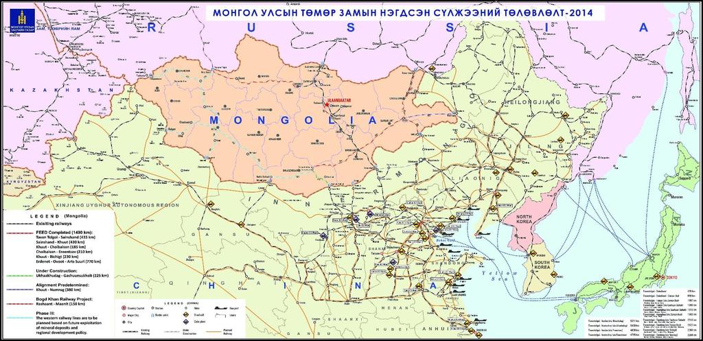 Economic corridor-asian highway networks 1. Western Economic Corridor: Ongoing implementation of 2 