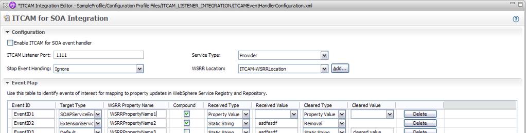 ITCAM for SOA Situation Editor Enabling Visibility Where You Want It The ITCAM for SOA Event