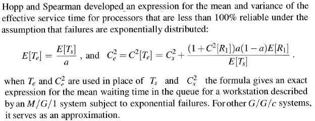 to failures is the long-run average fraction of time