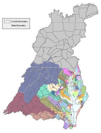The Chesapeake Bay Watershed, by the numbers 64,000 square miles in area Forest is about 58% of the area Row Crops are about 10% About 10% is turf and 5% is paved The rest is