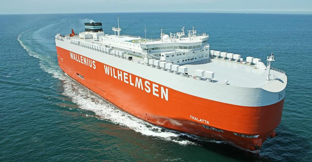 > The High Efficiency RoRo carrier is the newest, most modern vessel type in our fleet Optimization of hull, engine
