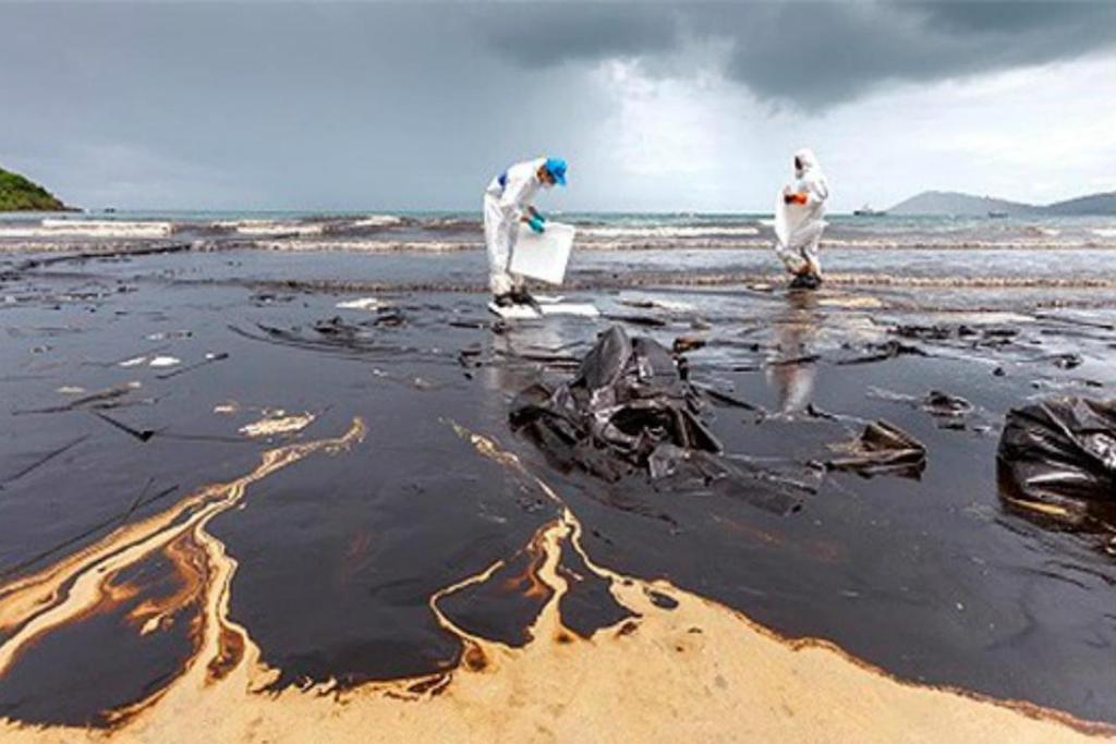 Annex 1 - Oil Pollution When oil is dumped into the water, it may