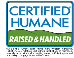 HUMANE RAISED Standards developed by animal scientists and