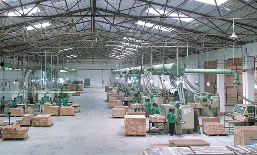 Growth in Chinese industries transforming raw material into finished and semi-finished wood products for export and domestic consumption Estimated consumption by those industries tripled 15 Exceeded