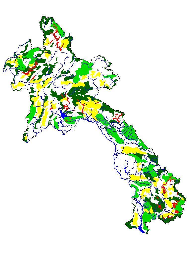 Country Status on Watershed Management Planning 17 Overview about Lao PDR Mountainous cover > 80% of the total land area Aim to be battery of SEA, more than 60 hydropower projects are identified or