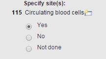 following studies performed: Peripheral blood