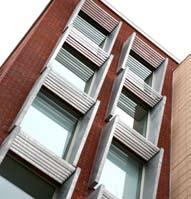 with traditional masonry On-site flexibility enables shaping to suit openings and other