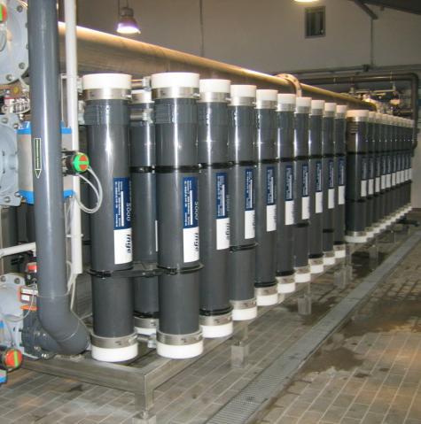 Backwash Water Treatment: inge System 7,000 m² 3 blocs, 78 elements each 630 m³/h