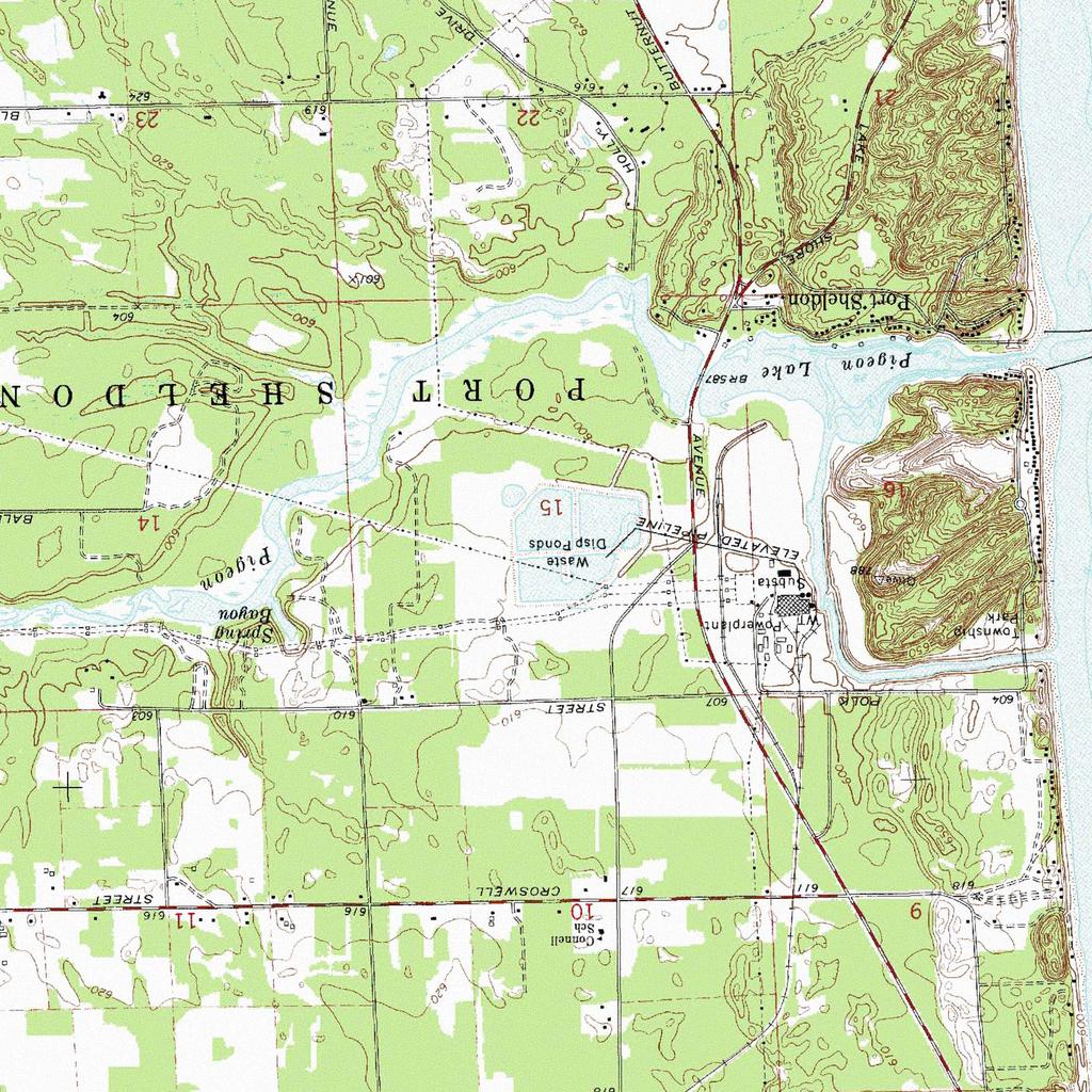 # IF THIS MEASUREMENT DOES NOT MATCH WHAT IS SHOWN, THE SHEET SIZE HAS BEEN MODIFIED FROM: ANSI A SITE LOCATION REFERENCE(S) 1. BASE MAP TAKEN FROM 7.5 MINUTE U.S.G.S. QUADRANGLES OF PORT SHELDON MICHIGAN, DOWNLOADED FROM MICHIGAN DNR WEBSITE JUNE 2016.