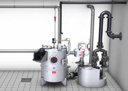 Health & Safety features of ACO grease separators Benefiting from automatic cleaning,