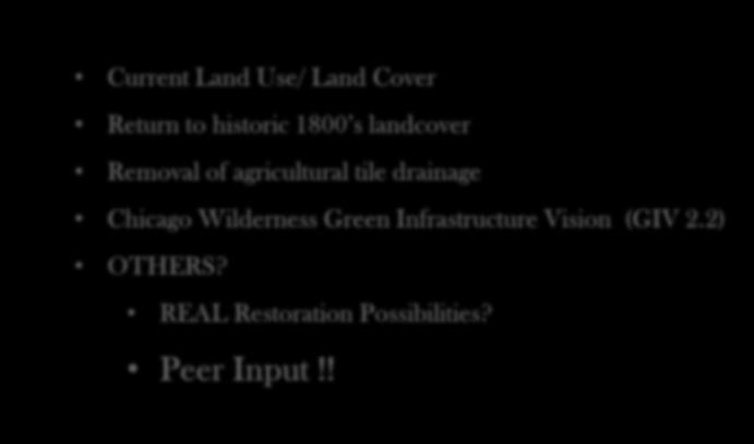 Peer Input Land-use
