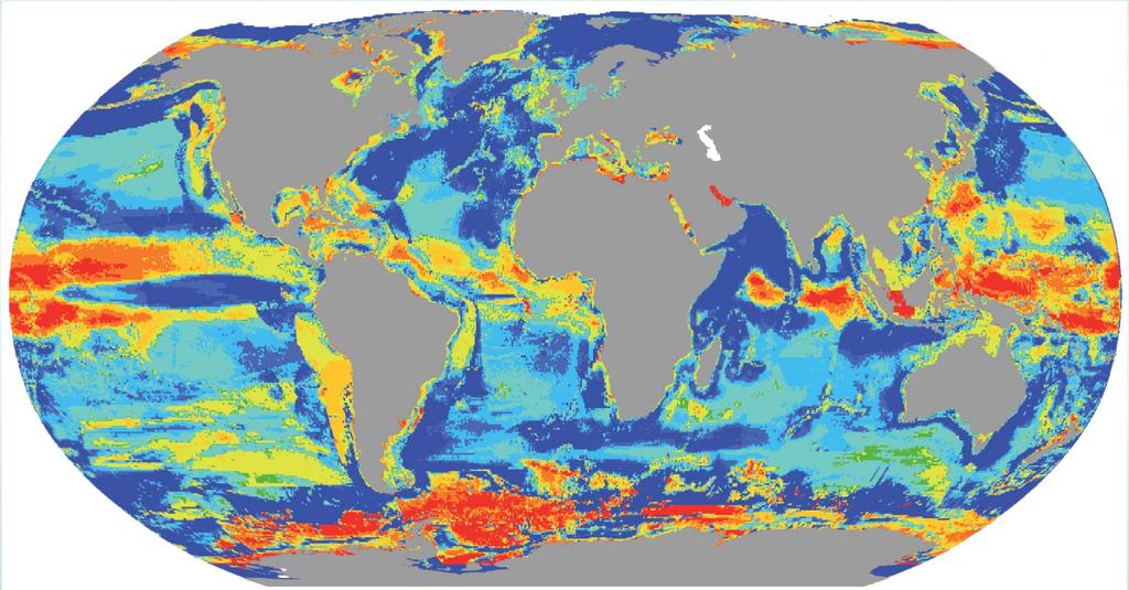 PROJECTIONS Ocean warming 2051 60: displaced and reduced fish and invertebrate stocks CHANGE IN MAXIMUM CATCH POTENTIAL