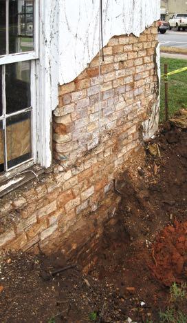 from brick or stone Applying paint, stucco or other coatings to naked brick or