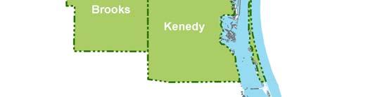 BACKGROUND Located in southern Texas, the Coastal Bend region consists of 12 counties: Aransas, Bee, Brooks, Duval, Jim Wells, Kenedy, Kleberg, Live Oak, McMullen, Nueces, Refugio,