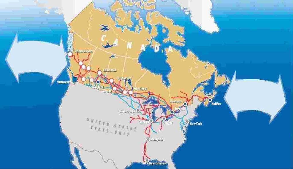 North America Gateways CANADA Asian Pacific