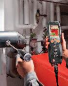 testo 330 LL Typical measurement menus Extended measurement menus allow a comprehensive analysis of the heating system.