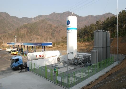 Domestic LNG Fueling station DaeJeon LCNG Station Pohang LCNG