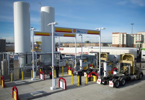 Middle scale LNG station