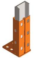 Double Post Increases the capacity and transfers the axial load to the second post if the