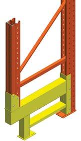 ENDFRAME PROTECTION Removable Base Removable Bases are bolted into frame legs, designed to be