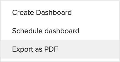 DASHBOARDS View multiple reports in a single screen with live customizable reports