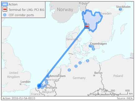 Go4Synergy in LNG 2016-EU-SA-0010 Scandinavian-Mediterranean & Rhine-Alpine Corridors Part of PCI 8.