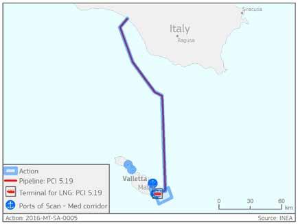 Technical Study and Cost-Benefit Analysis for the Development of LNG as a Marine Fuel in Malta 2016-MT-SA-0005 Scandinavian-Mediterranean Corridor Part of PCI 5.