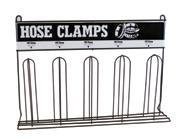 SPECIALTY STORAGE Hose clamp & Hose Cabinet 5 Loop Hose Clamp Rack Constructed using heavy gauge wire Holds 5 sizes of clamp diameters; #40 (2-1/16 to 3 ) #48 (2-9/16 to 3 1 2 ) #52 (2-13/16 to 3 3 4