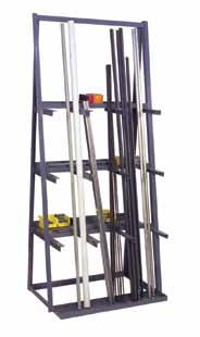 RACKS BAR STORAGE Horizontal Storage Racks Heavy duty 14 gauge steel construction Use in pairs for ideal storage and access of long parts 2600 lbs.