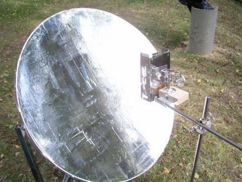 You will need some sort of a stand to hold the parabolic dish, as well as a stand for the cook pot.