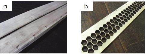 Journal of Advanced Manufacturing Technology Figure 1: (a) Plain and (b) honeycomb A bath was prepared for immersion of s at 23 ± 2 C.
