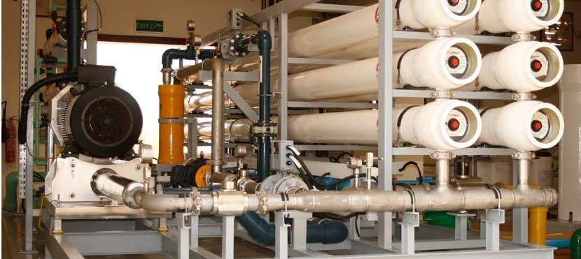 WATER TREATMENT PLANT Industrial process used to make water more acceptable for a desired end-user.