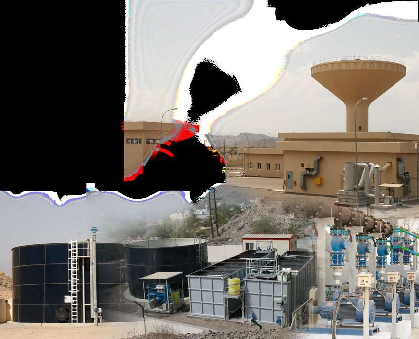 cum/day MBR Based Sewage Treatment Plant at SAQ, (Oman ) 7500 cum/day MBR Based Sewage Treatment Plant at MSQ, (Oman ) 2500 cum/day RO Based Brackish Water Desalination