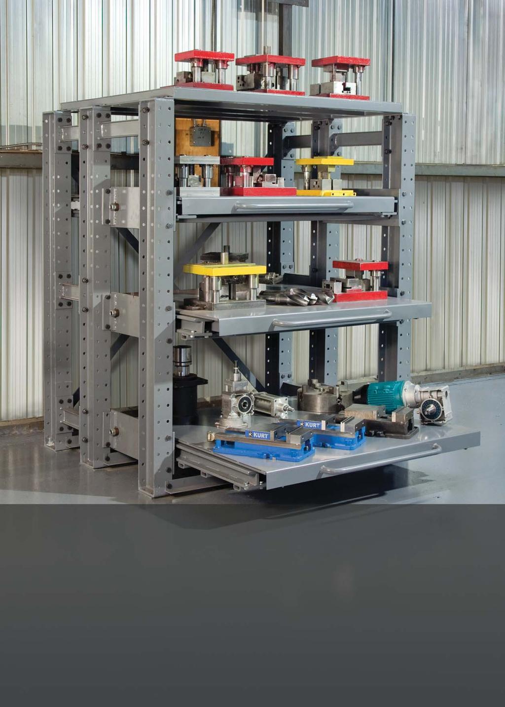 CoganRoll-Out Racking Cogan heavy-duty roll-out racking is the ideal storage solution for a wide range of industrial manufacturing applications.
