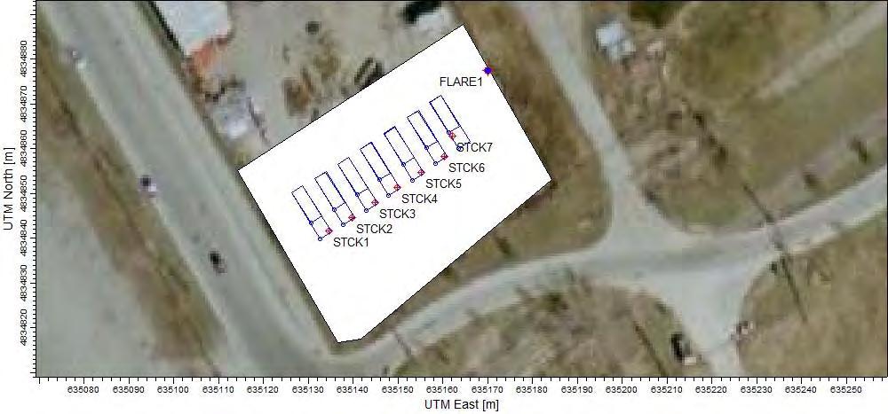 Emission Summary and Dispersion Modelling Report Toronto Hydro Biogas Cogeneration Plant FIGURE 3 DISPERSION MODELLING