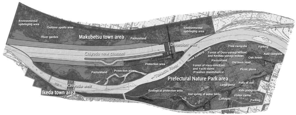 Figure 16: Image of Tokachi ecology park basic plan CONCLUSION As mentioned above, the Experimental Channel, Chiyoda New Channel and surrounding parks are to be used in various ways.