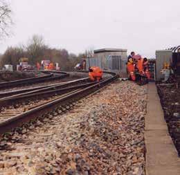 TERRAM Geosynthetics provide solutions for permanent way applications where loss of rail track alignment caused by subgrade erosion leads to costly